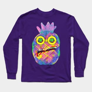 Ring-eyed pineapple pastels Long Sleeve T-Shirt